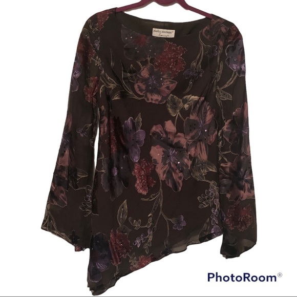 Gorgeous silk blend blouse size S - Picture 1 of 7